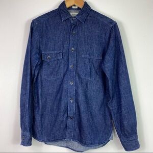 Taylor Stitch Selvedge Denim Button Down Shirt Medium